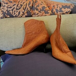 BALLIN- embossed leather boots